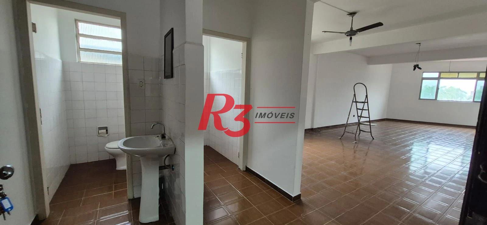Sala para alugar, 60 m² por R$ 3.000,00/mês - Gonzaga - Santos/SP