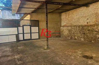 Terreno para alugar, 600 m² por R$ 10.000,00/mês - Vila Nova - Santos/SP