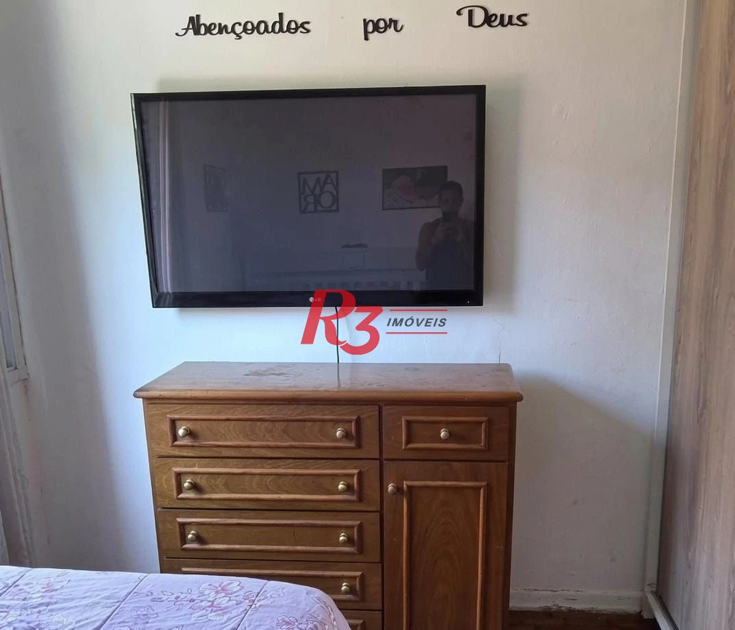 Apartamento com 2 dormitórios à venda, 91 m² por R$ 470.000,00 - José Menino - Santos/SP