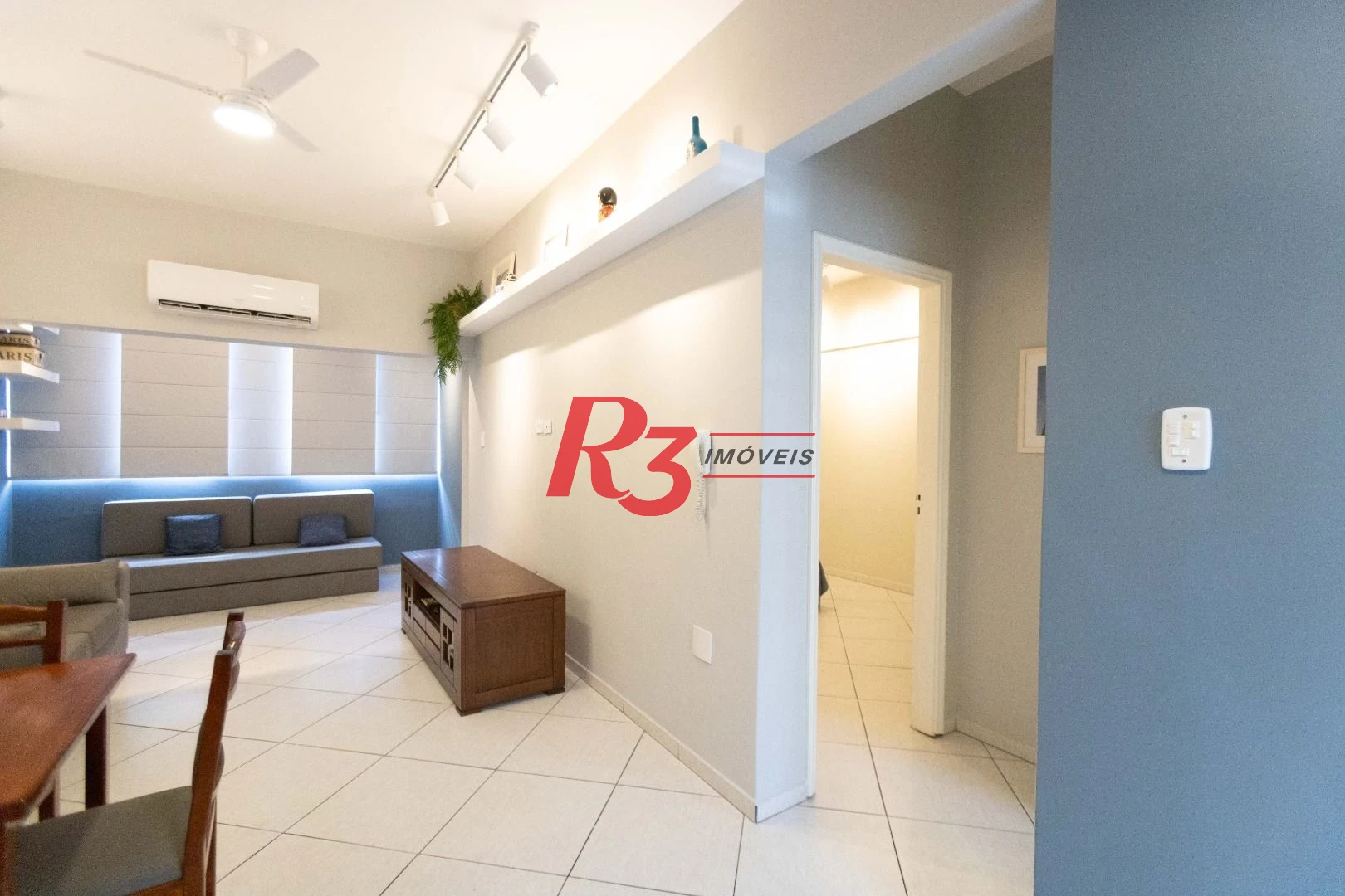 Apartamento com 1 dormitório para alugar, 68 m² por R$ 4.500,02/mês - José Menino - Santos/SP