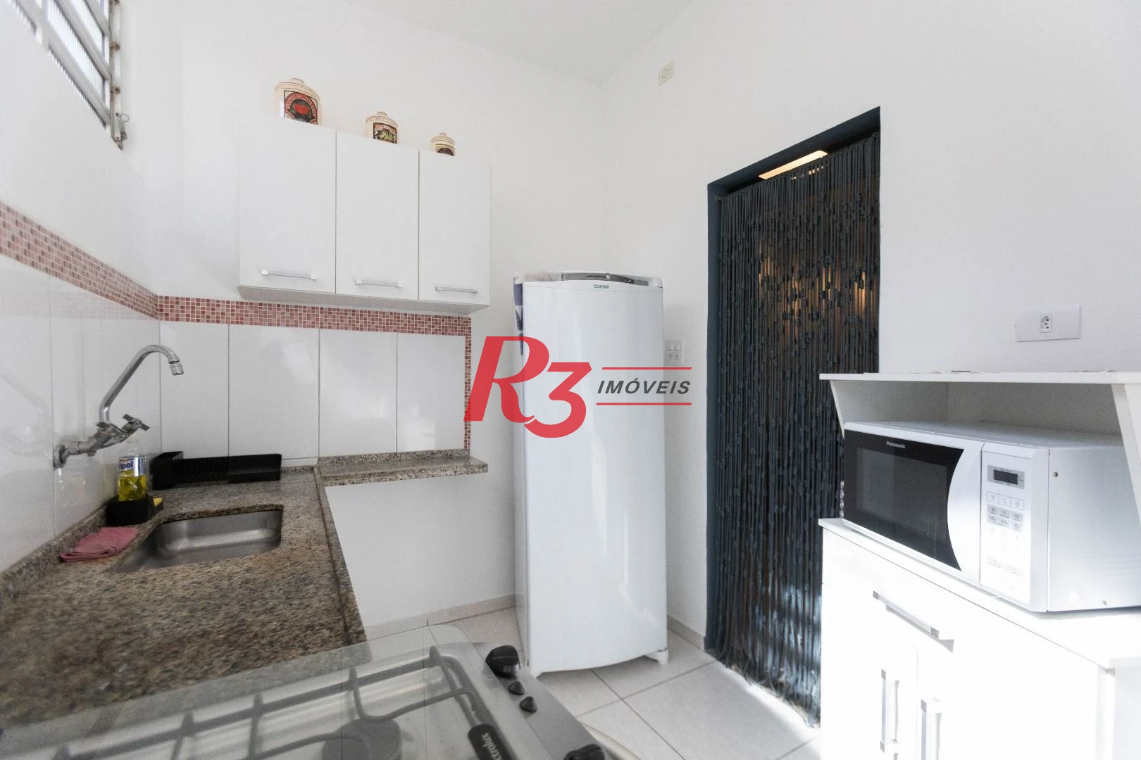 Apartamento com 1 dormitório para alugar, 68 m² por R$ 4.500,02/mês - José Menino - Santos/SP