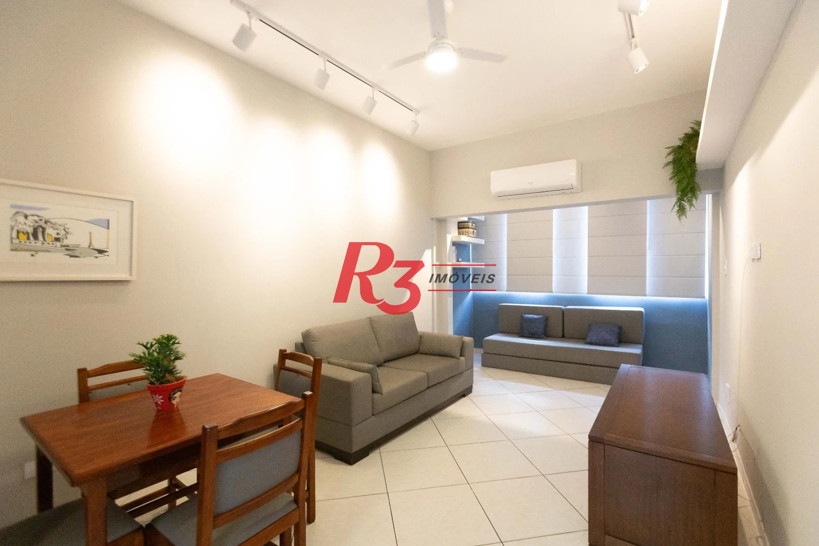 Apartamento com 1 dormitório para alugar, 68 m² por R$ 4.500,02/mês - José Menino - Santos/SP