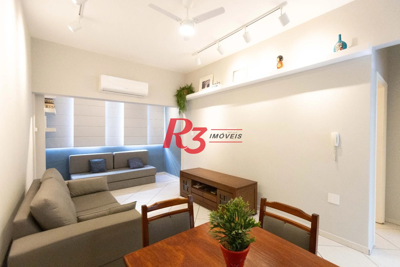 Apartamento com 1 dormitório para alugar, 68 m² por R$ 4.500,02/mês - José Menino - Santos/SP