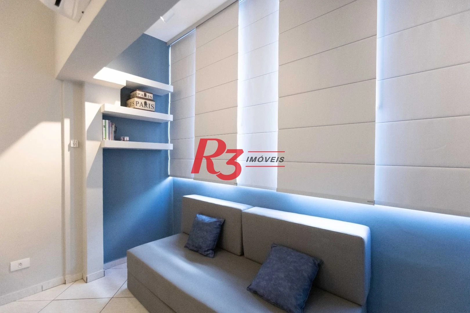 Apartamento com 1 dormitório para alugar, 68 m² por R$ 4.500,02/mês - José Menino - Santos/SP
