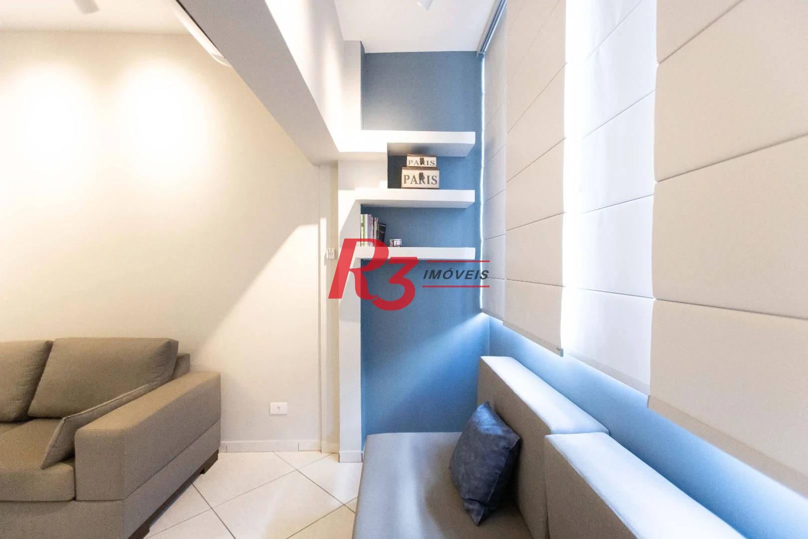 Apartamento com 1 dormitório para alugar, 68 m² por R$ 4.500,02/mês - José Menino - Santos/SP