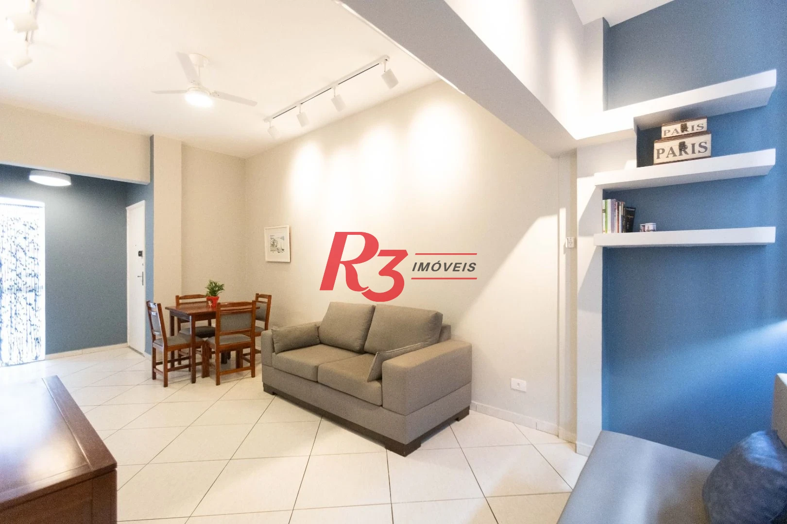 Apartamento com 1 dormitório para alugar, 68 m² por R$ 4.500,02/mês - José Menino - Santos/SP