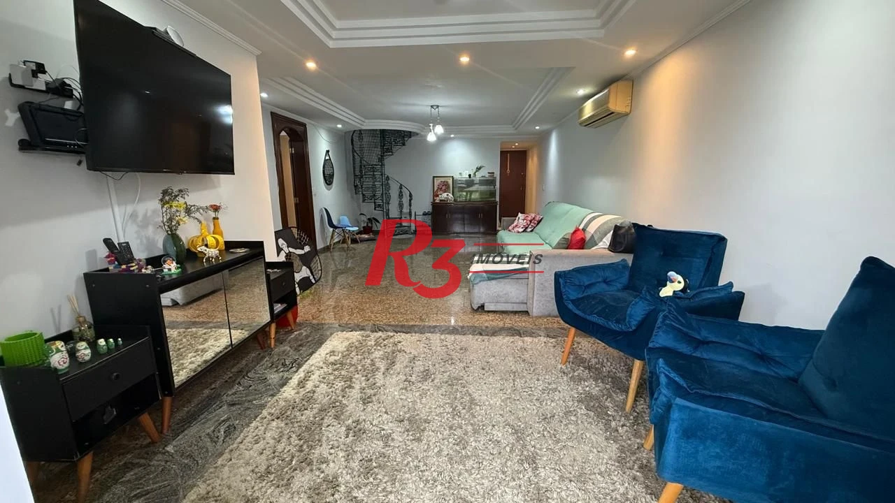 Cobertura com 4 dormitórios à venda, 350 m² por R$ 1.600.000,00 - Centro - São Vicente/SP