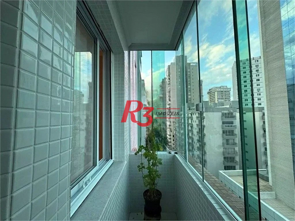 Apartamento com 2 dormitórios à venda, 110 m² por R$ 791.000,00 - José Menino - Santos/SP