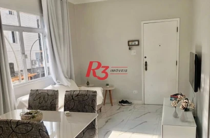 Apartamento para alugar, 91 m² por R$ 4.900,00/mês - Ponta da Praia - Santos/SP