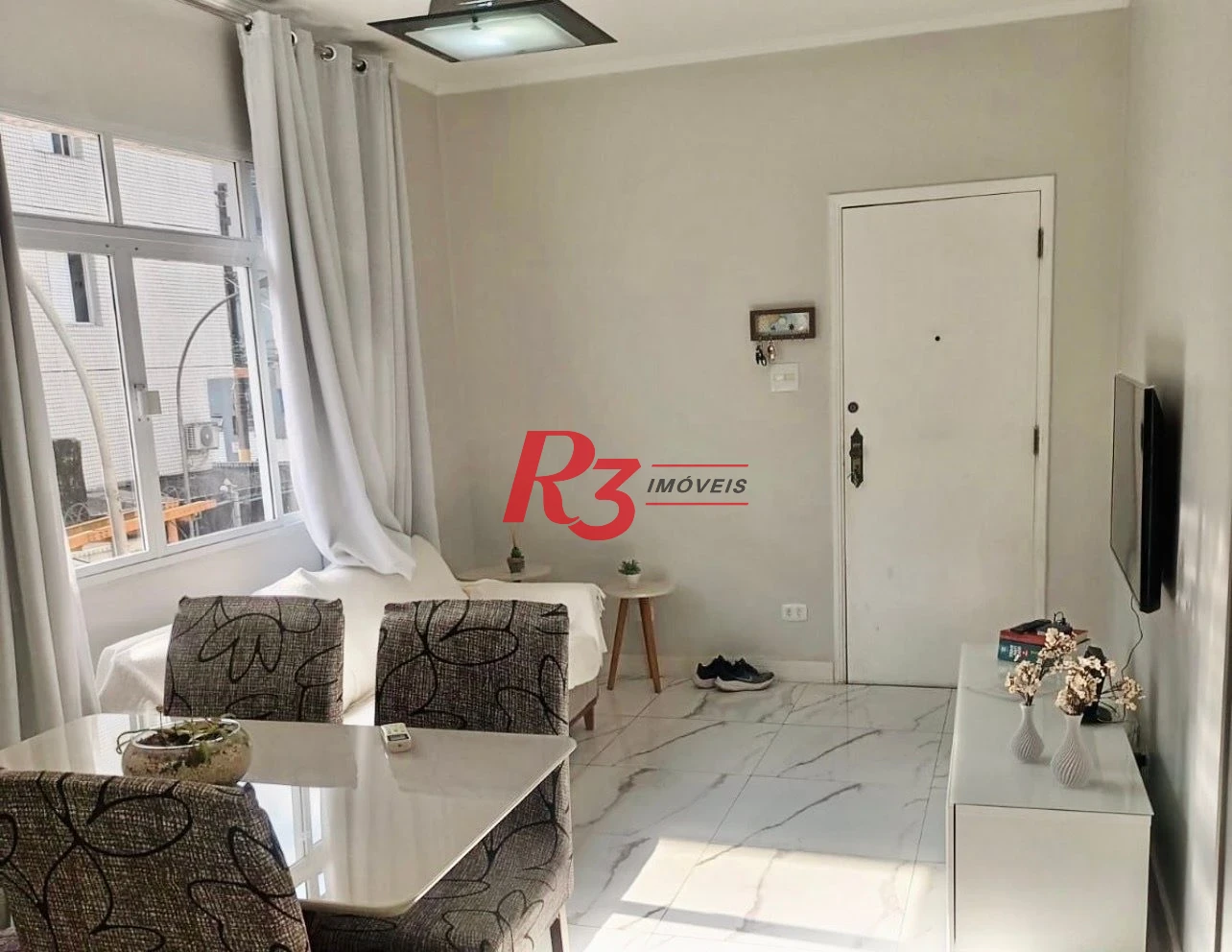 Apartamento para alugar, 91 m² por R$ 4.900,00/mês - Ponta da Praia - Santos/SP