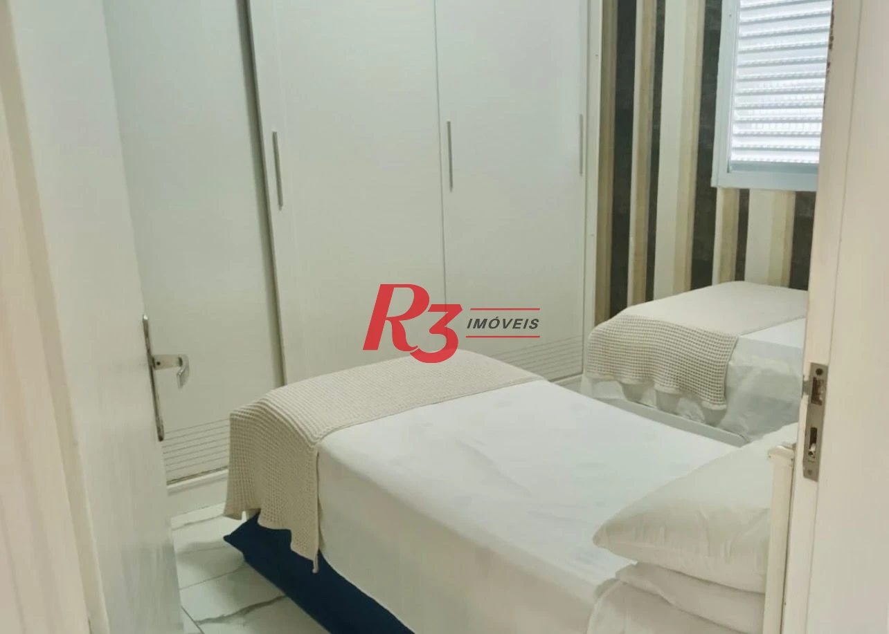 Apartamento para alugar, 91 m² por R$ 4.900,00/mês - Ponta da Praia - Santos/SP