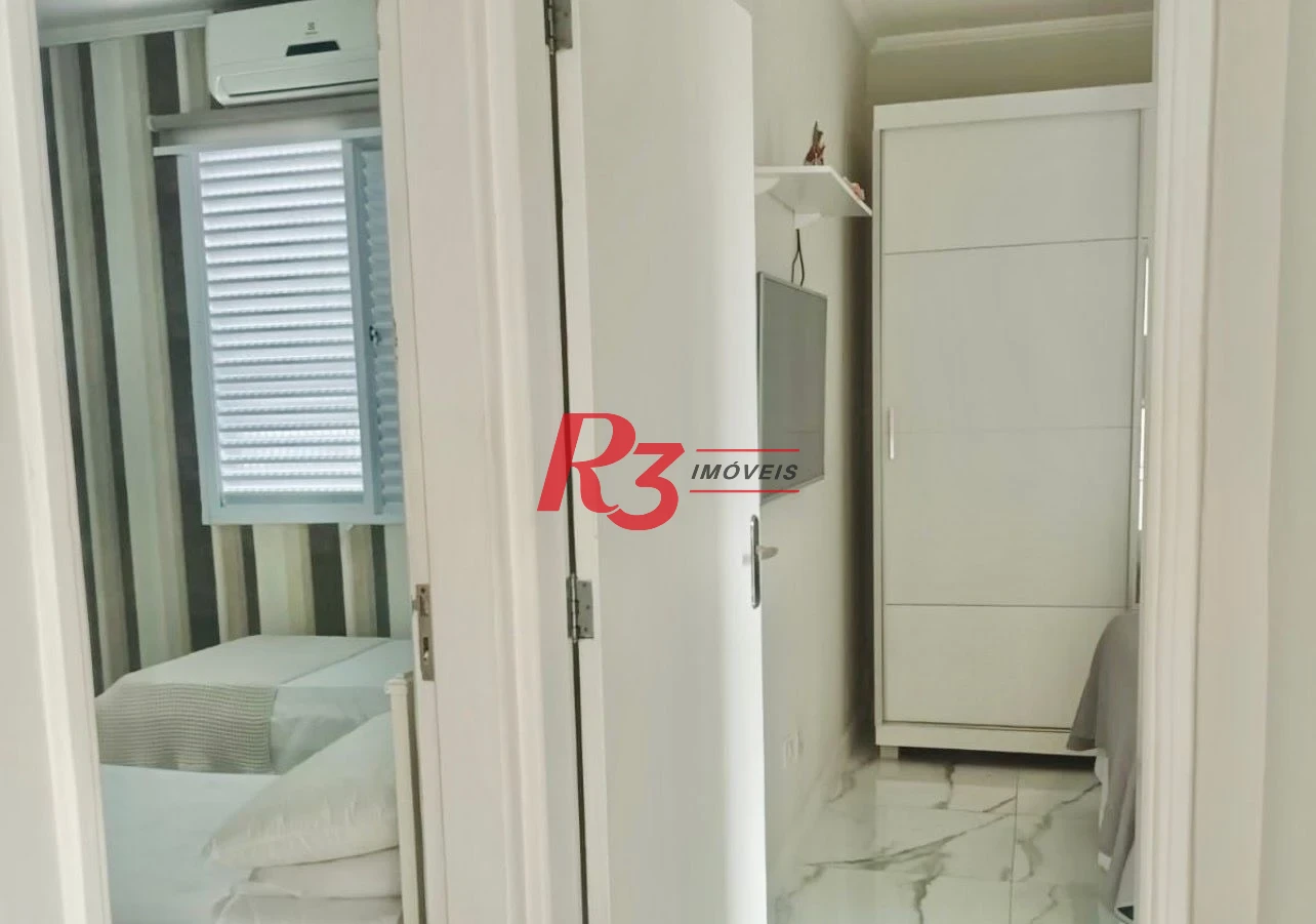 Apartamento para alugar, 91 m² por R$ 4.900,00/mês - Ponta da Praia - Santos/SP