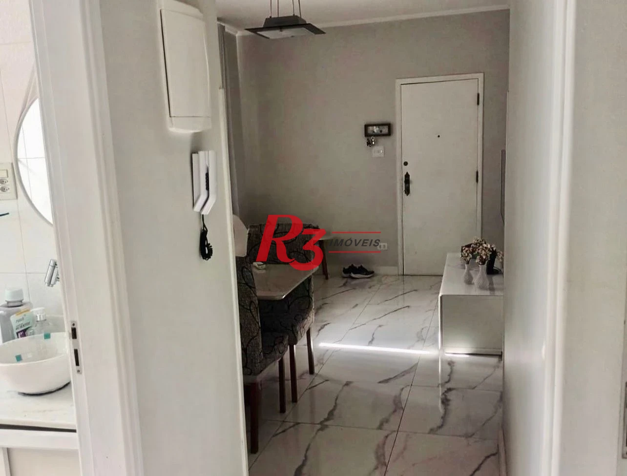 Apartamento para alugar, 91 m² por R$ 4.900,00/mês - Ponta da Praia - Santos/SP