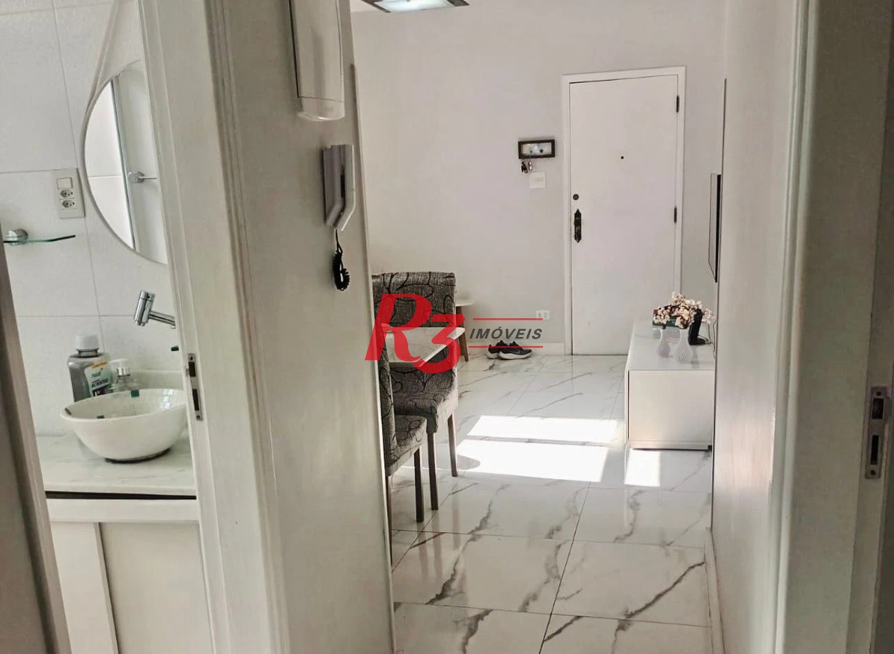 Apartamento para alugar, 91 m² por R$ 4.900,00/mês - Ponta da Praia - Santos/SP