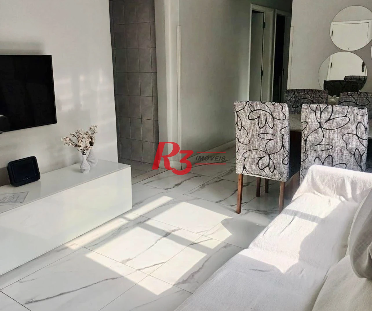 Apartamento para alugar, 91 m² por R$ 4.900,00/mês - Ponta da Praia - Santos/SP