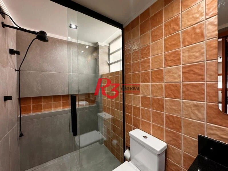 Apartamento com 1 dormitório para alugar, 62 m² - Ponta da Praia - Santos/SP