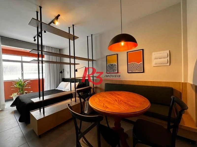 Apartamento com 1 dormitório para alugar, 62 m² - Ponta da Praia - Santos/SP