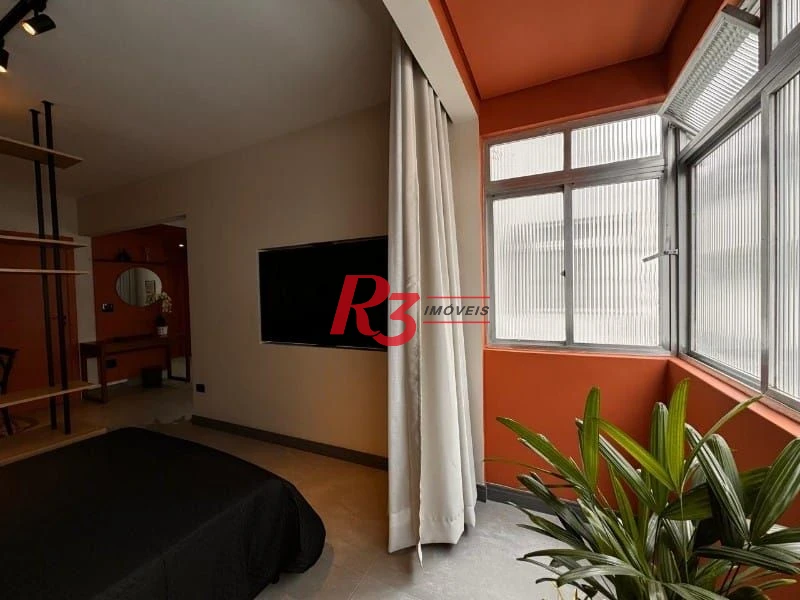 Apartamento com 1 dormitório para alugar, 62 m² - Ponta da Praia - Santos/SP