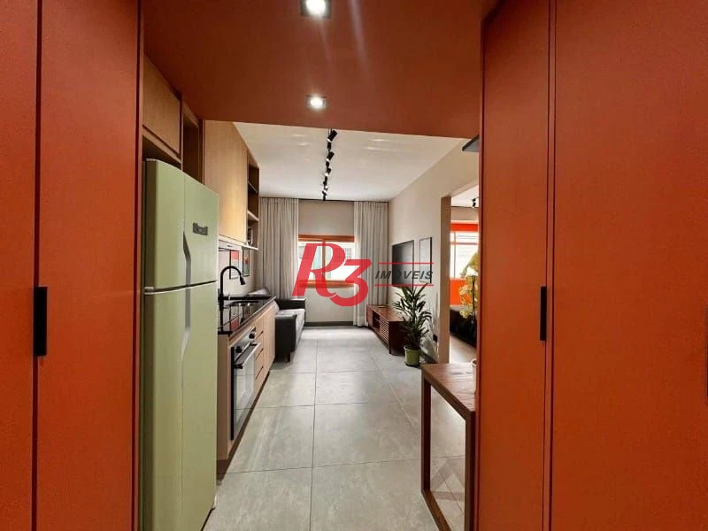 Apartamento com 1 dormitório para alugar, 62 m² - Ponta da Praia - Santos/SP