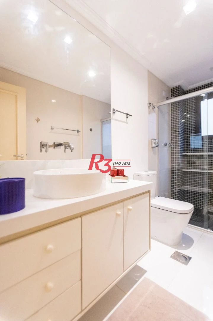 Apartamento com 4 dormitórios à venda, 210 m² por R$ 2.380.000,00 - Embaré - Santos/SP