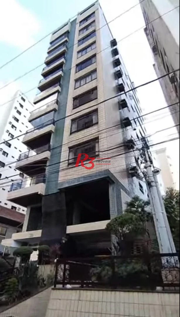 Apartamento com 4 dormitórios à venda, 210 m² por R$ 2.380.000,00 - Embaré - Santos/SP