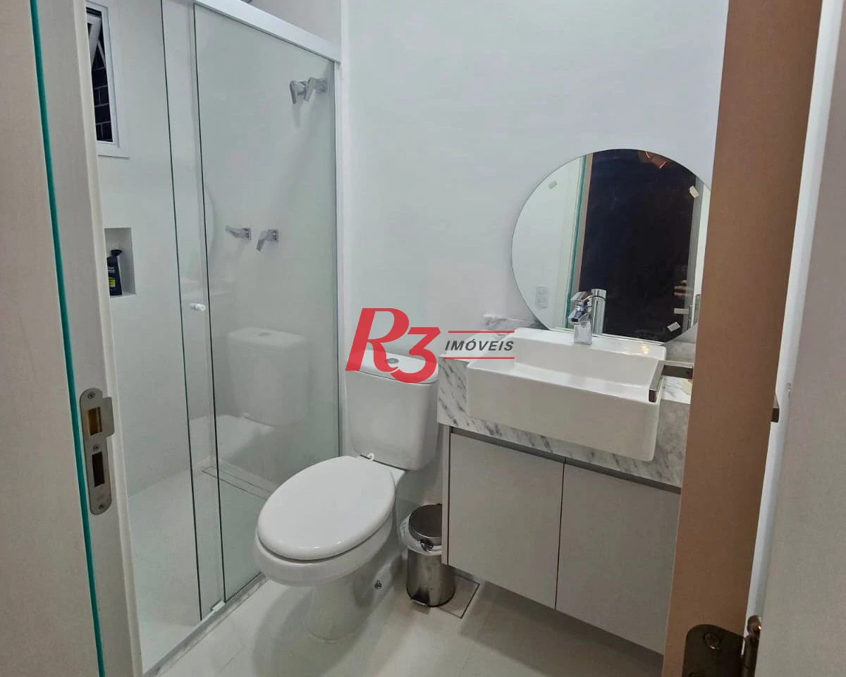 Apartamento com 2 dormitórios à venda, 82 m² por R$ 1.179.000,00 - Aparecida - Santos/SP