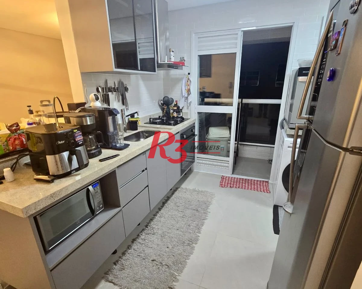 Apartamento com 2 dormitórios à venda, 82 m² por R$ 1.179.000,00 - Aparecida - Santos/SP