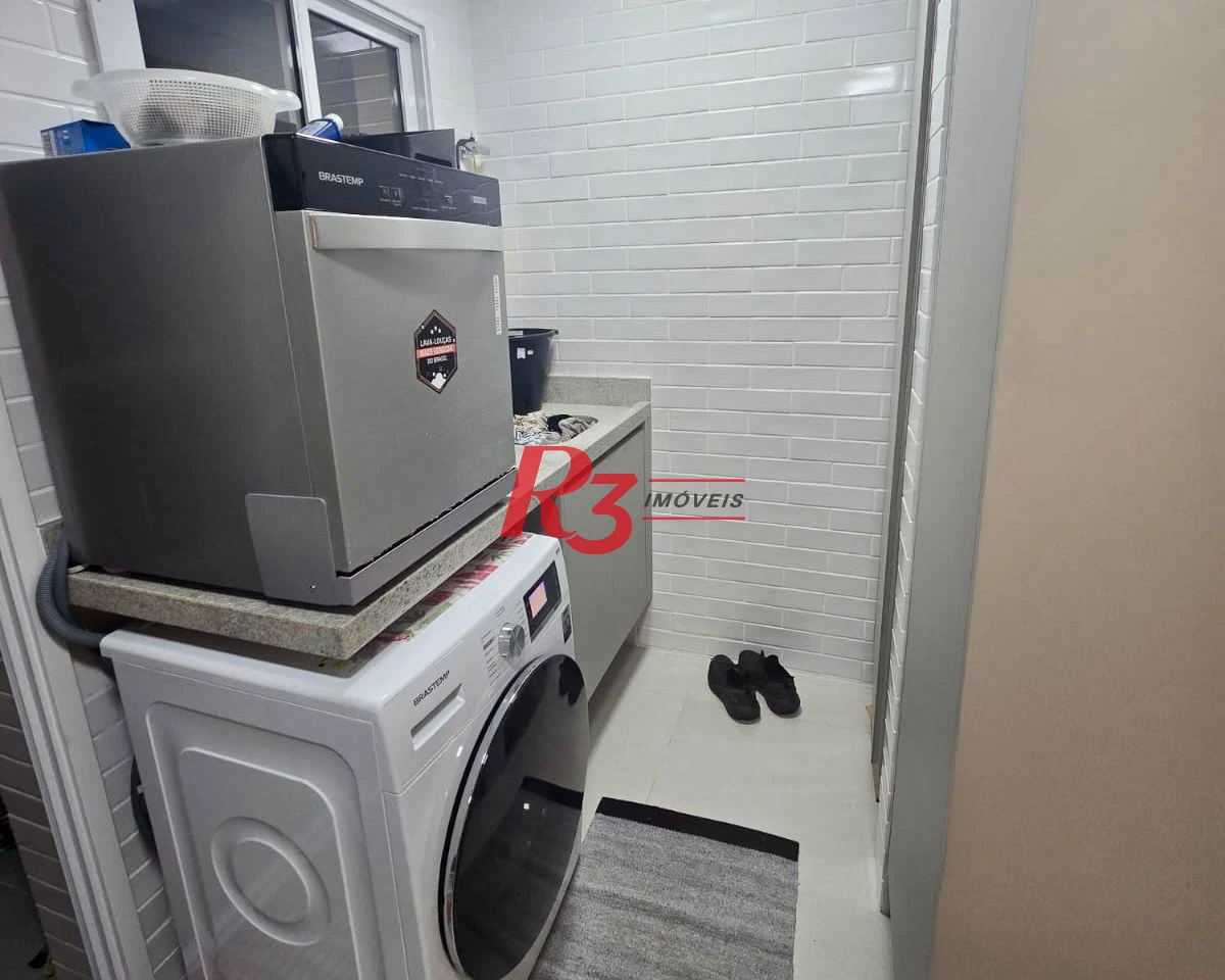 Apartamento com 2 dormitórios à venda, 82 m² por R$ 1.179.000,00 - Aparecida - Santos/SP