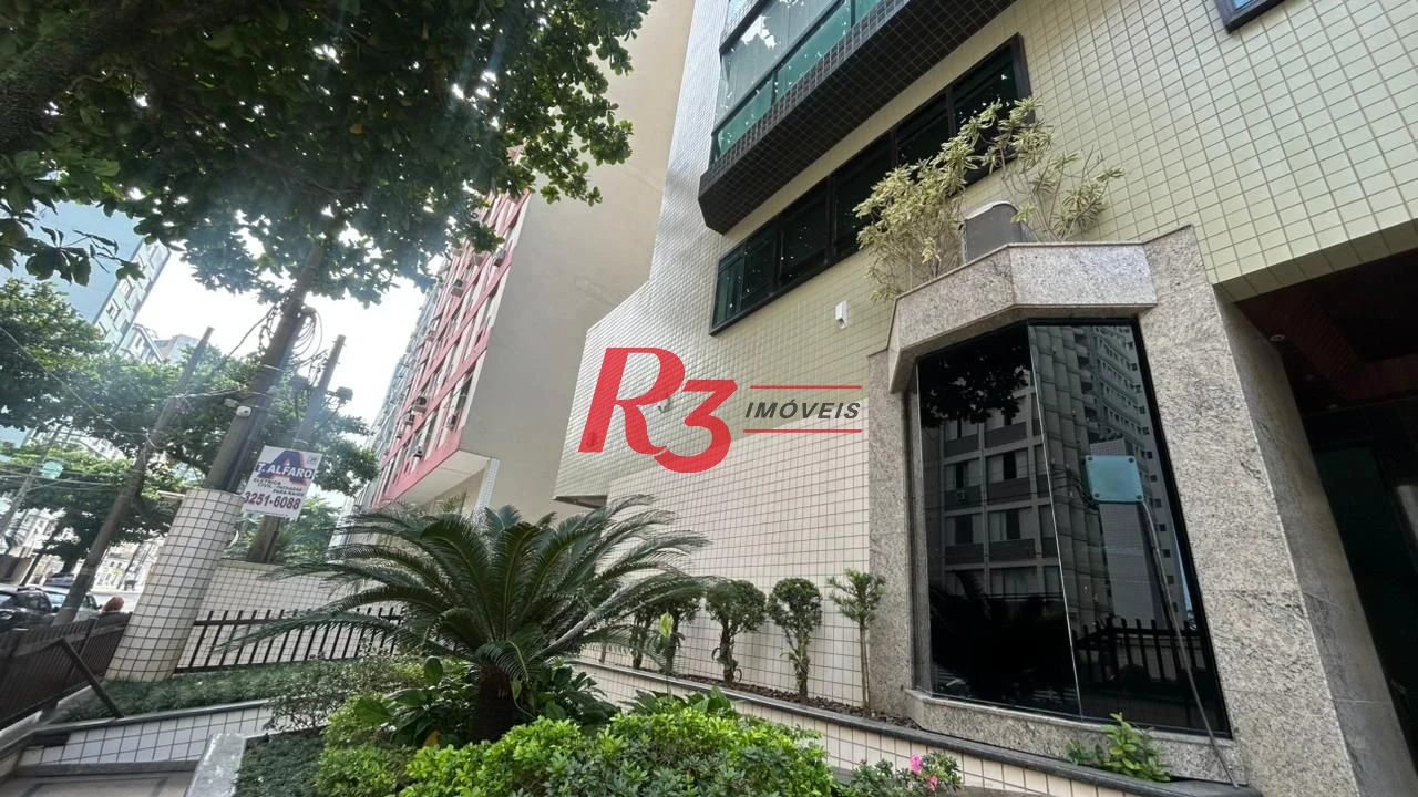 Apartamento com 2 dormitórios à venda, 89 m² por R$ 798.000,00 - Aparecida - Santos/SP