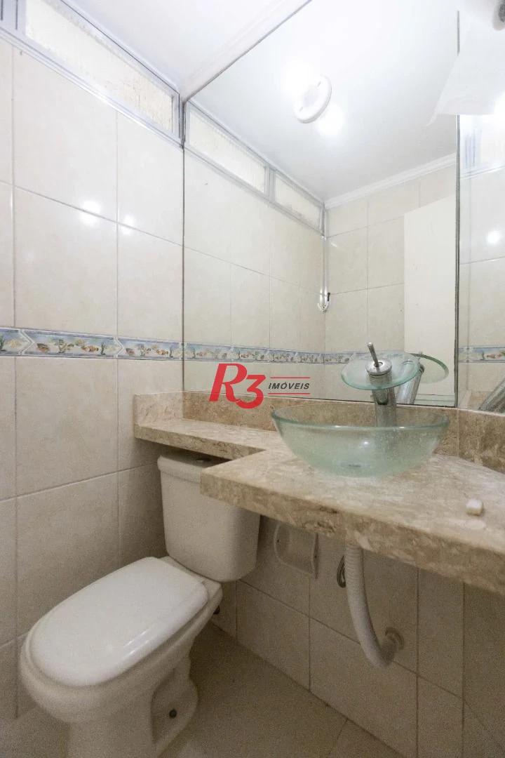 Apartamento com 3 dormitórios à venda, 136 m² por R$ 590.000,00 - José Menino - Santos/SP