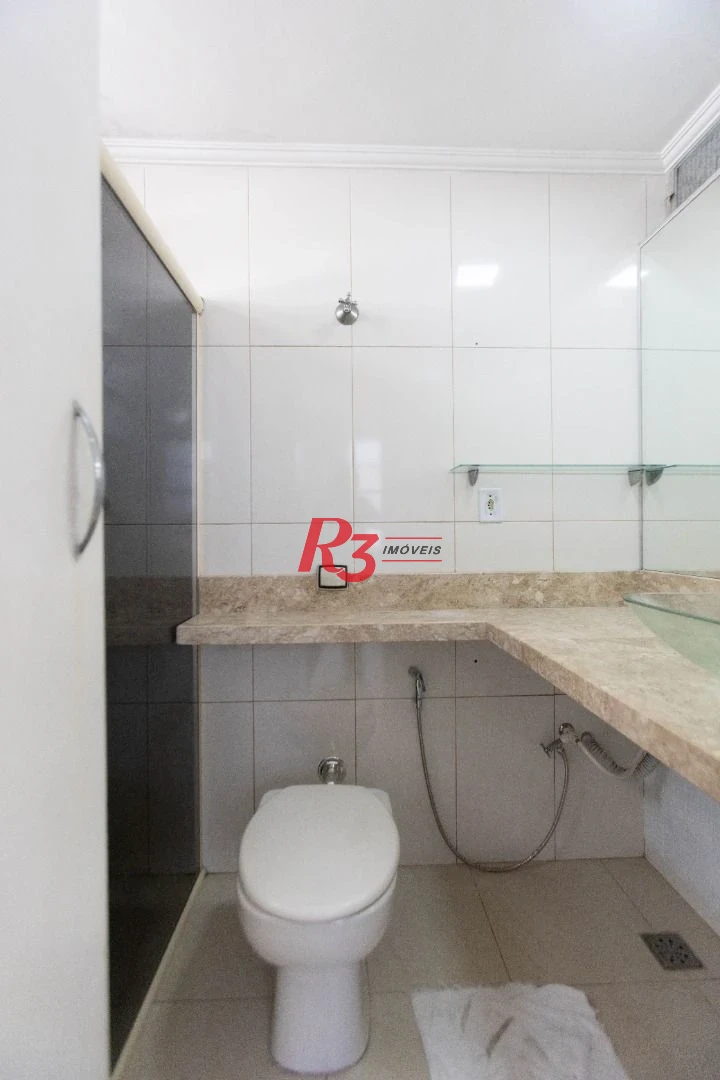 Apartamento com 3 dormitórios à venda, 136 m² por R$ 590.000,00 - José Menino - Santos/SP