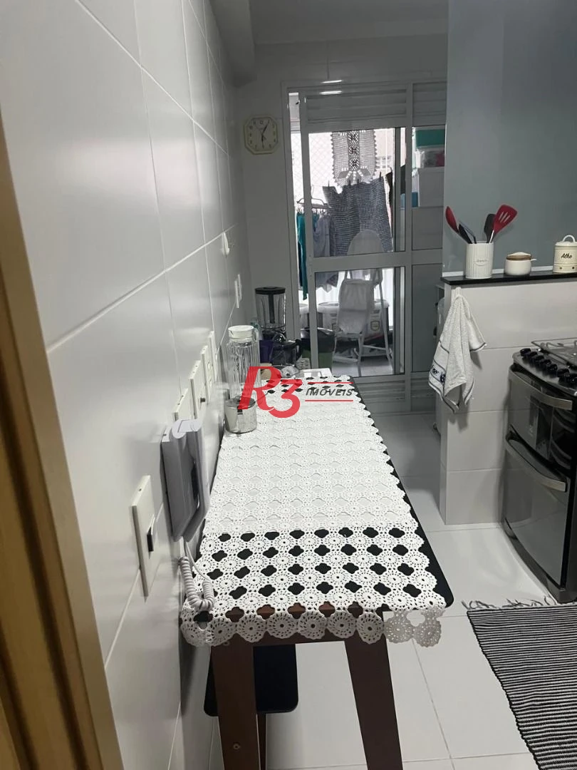 Apartamento com 3 dormitórios à venda, 72 m² por R$ 1.325.000,00 - Boqueirão - Santos/SP
