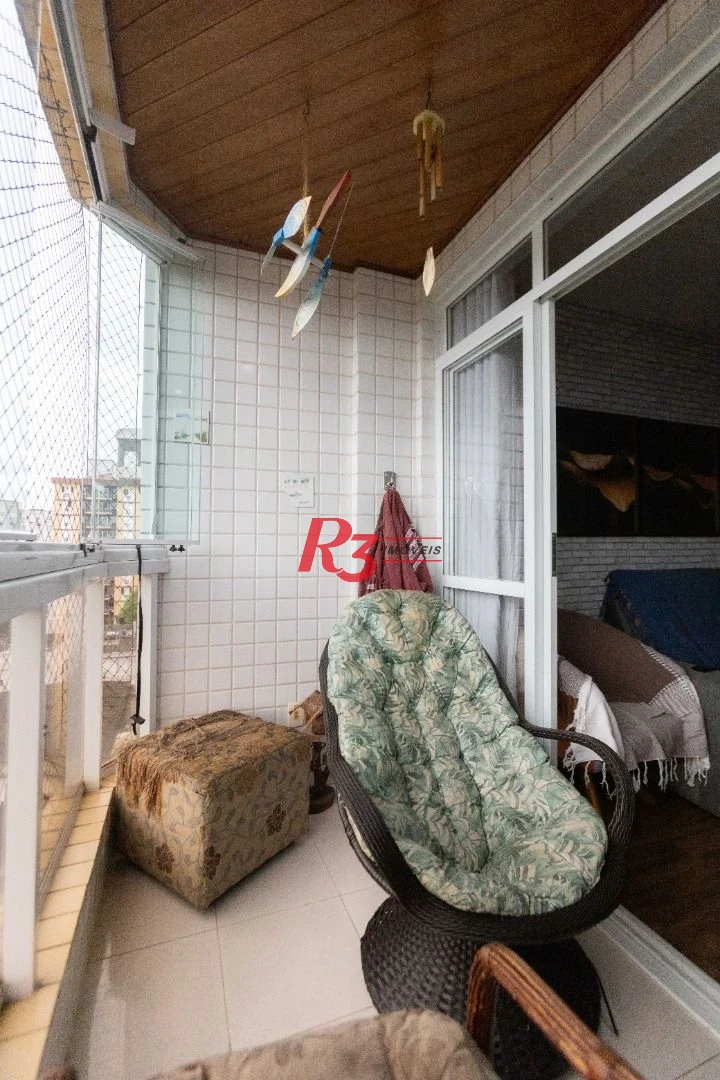 Apartamento com 2 dormitórios à venda, 90 m² por R$ 700.000,00 - Embaré - Santos/SP