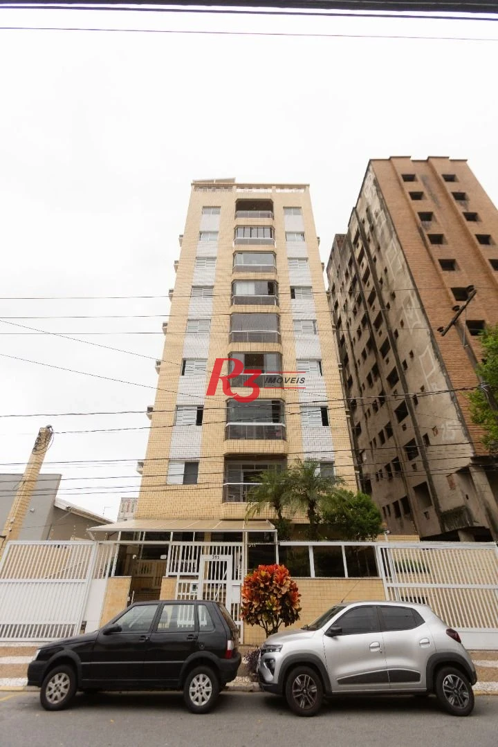 Apartamento com 2 dormitórios à venda, 90 m² por R$ 700.000,00 - Embaré - Santos/SP