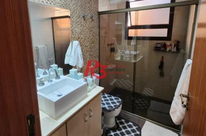 Apartamento com 2 dormitórios para alugar, 86 m² por R$ 5.900,00/mês - Ponta da Praia - Santos/SP