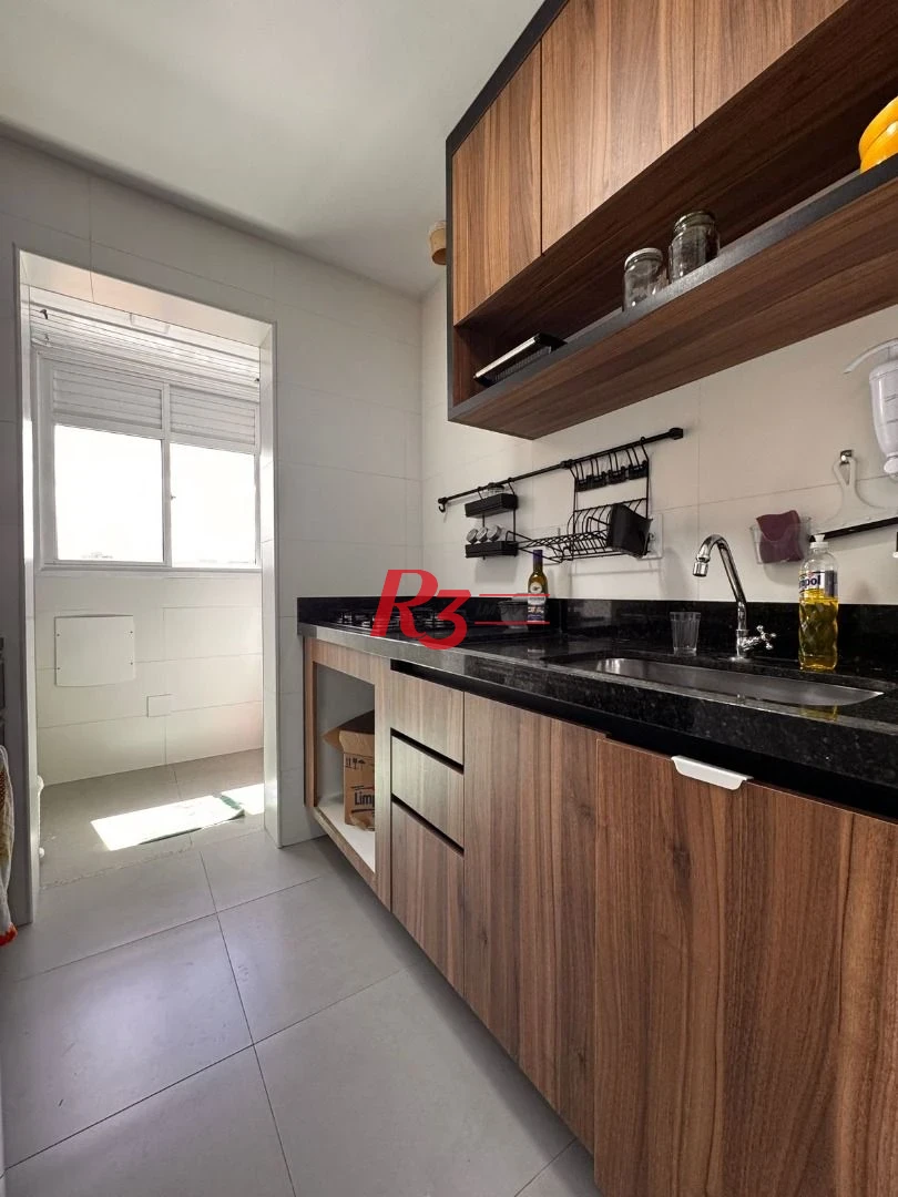 Apartamento com 1 dormitório à venda, 42 m² por R$ 440.000,00 - Marapé - Santos/SP