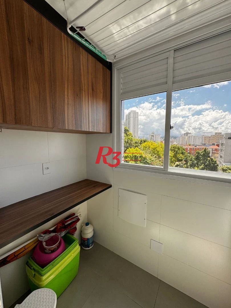 Apartamento com 1 dormitório à venda, 42 m² por R$ 440.000,00 - Marapé - Santos/SP