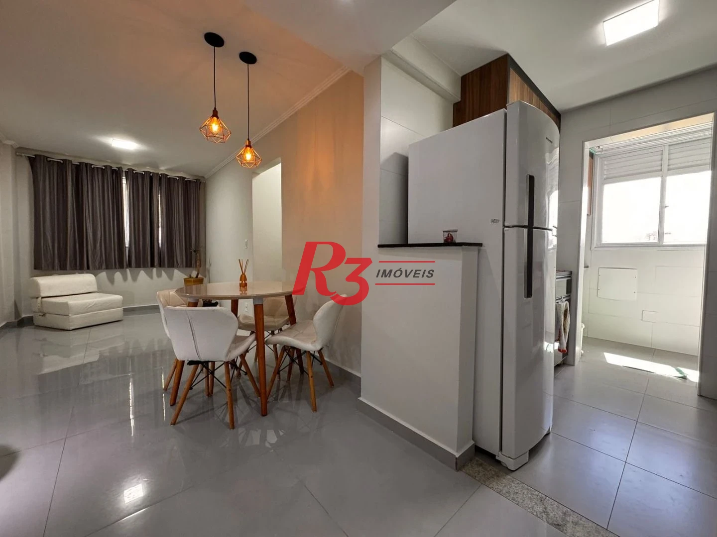 Apartamento com 1 dormitório à venda, 42 m² por R$ 440.000,00 - Marapé - Santos/SP