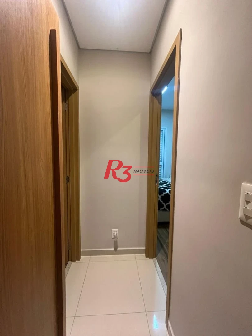 Apartamento com 2 dormitórios para alugar, 90 m² por R$ 7.910,02/mês - Boqueirão - Santos/SP