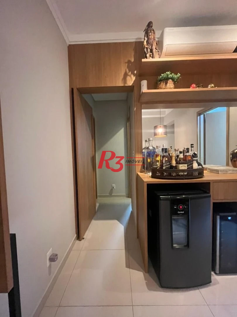 Apartamento com 2 dormitórios para alugar, 90 m² por R$ 7.910,02/mês - Boqueirão - Santos/SP