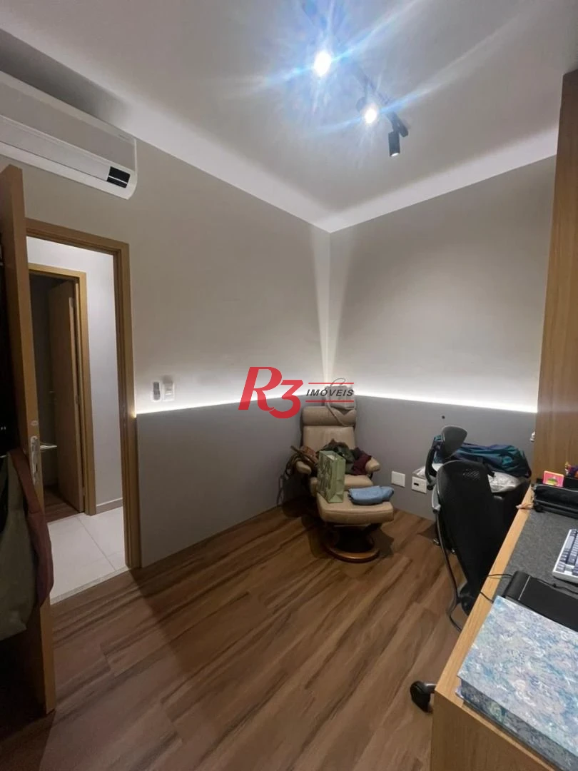 Apartamento com 2 dormitórios para alugar, 90 m² por R$ 7.910,02/mês - Boqueirão - Santos/SP