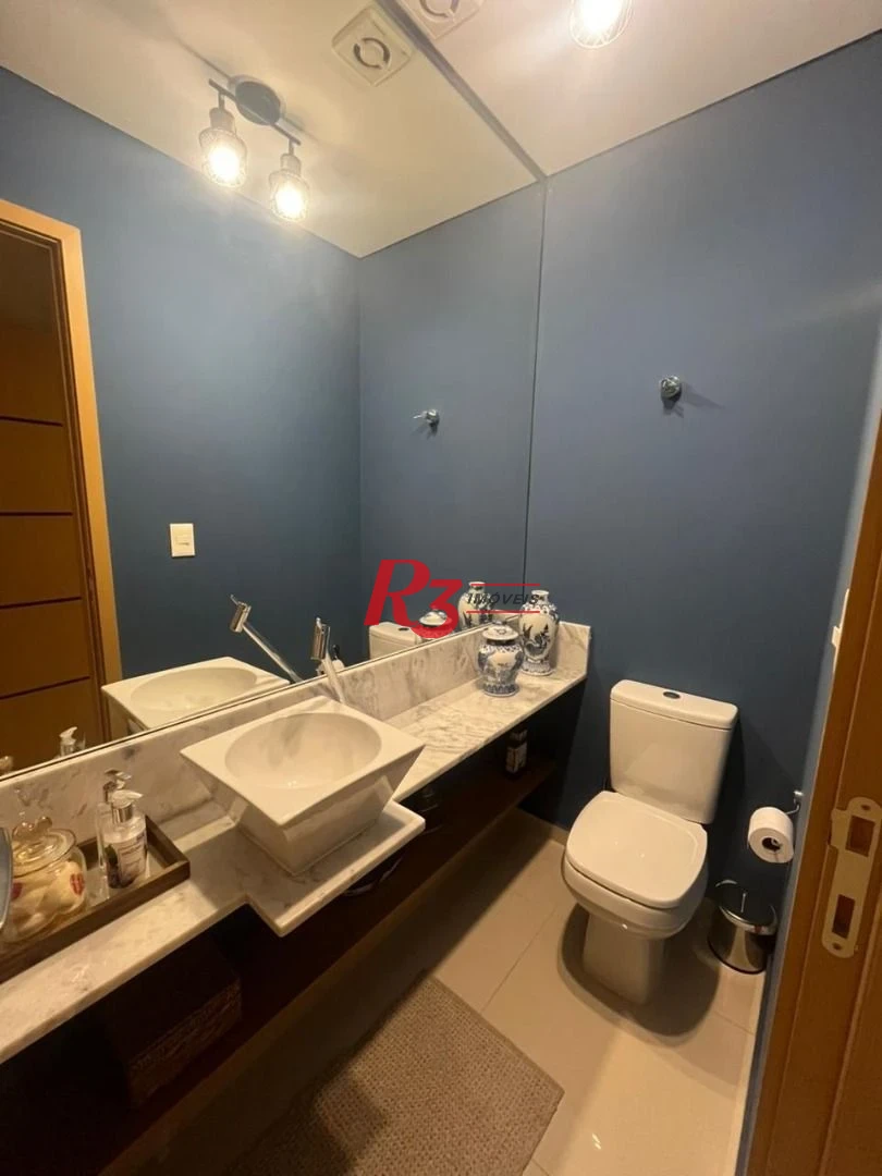 Apartamento com 2 dormitórios para alugar, 90 m² por R$ 7.910,02/mês - Boqueirão - Santos/SP