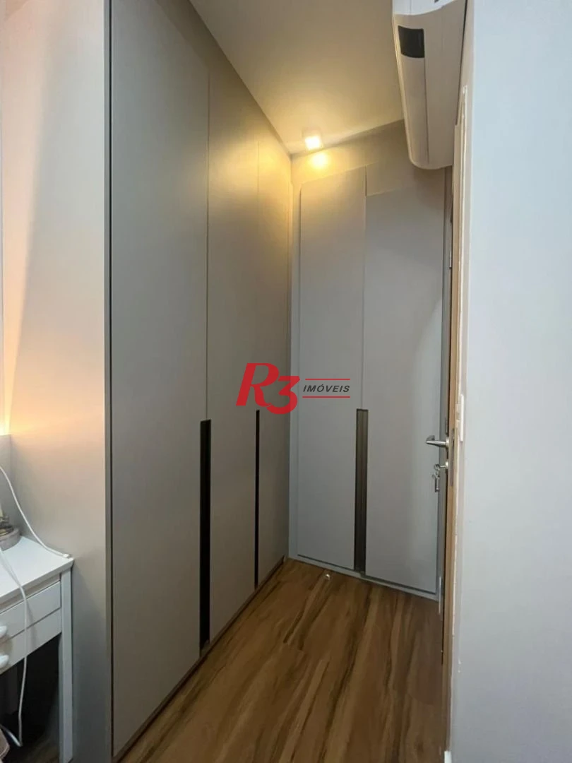 Apartamento com 2 dormitórios para alugar, 90 m² por R$ 7.910,02/mês - Boqueirão - Santos/SP
