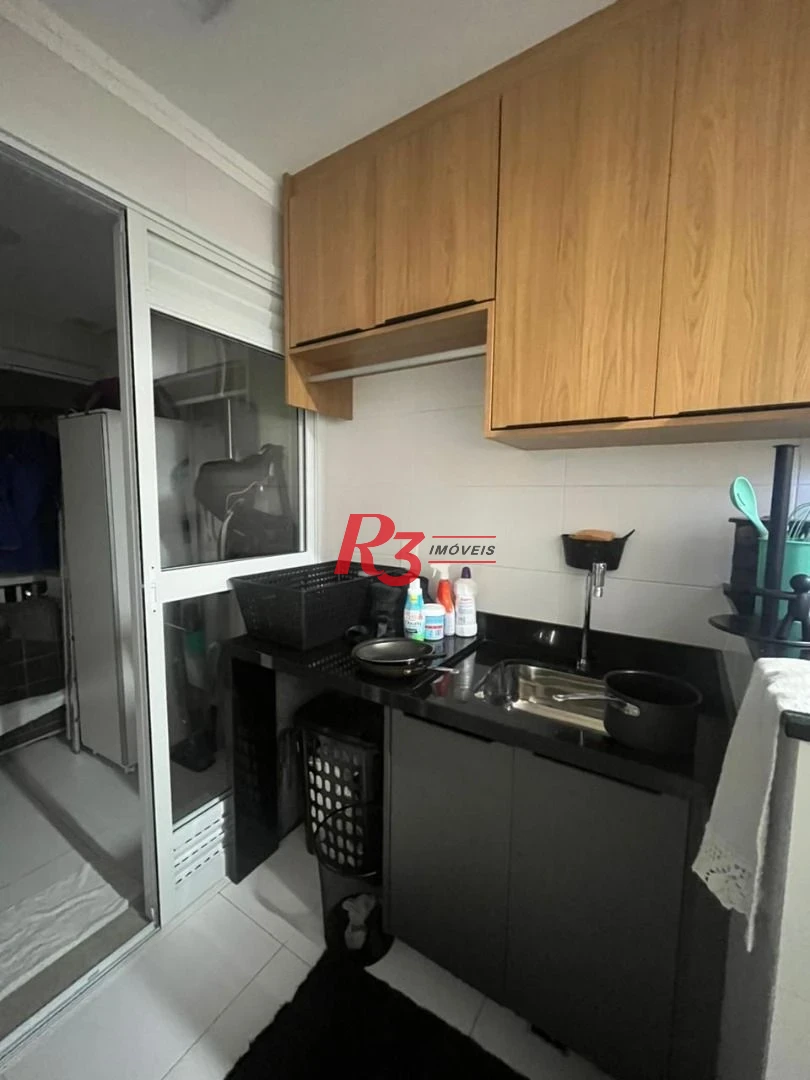 Apartamento com 2 dormitórios para alugar, 90 m² por R$ 7.910,02/mês - Boqueirão - Santos/SP