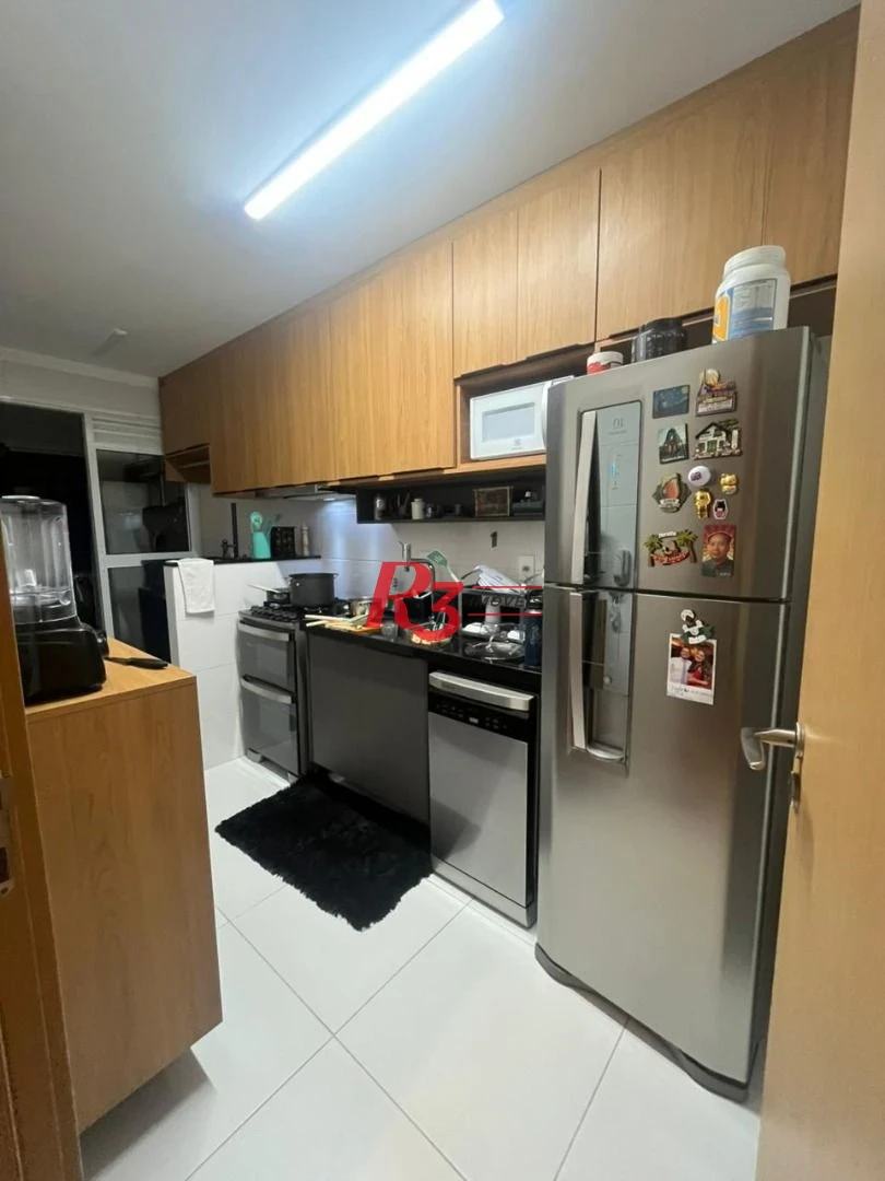Apartamento com 2 dormitórios para alugar, 90 m² por R$ 7.910,02/mês - Boqueirão - Santos/SP