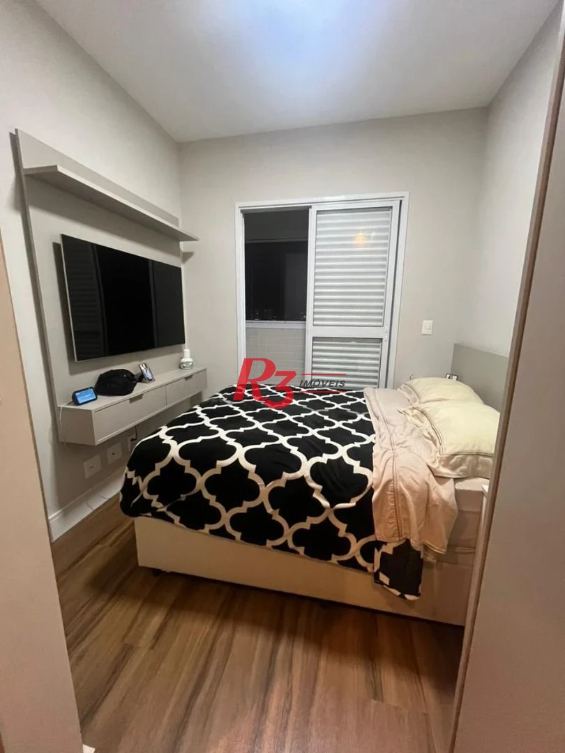 Apartamento com 2 dormitórios para alugar, 90 m² por R$ 7.910,02/mês - Boqueirão - Santos/SP