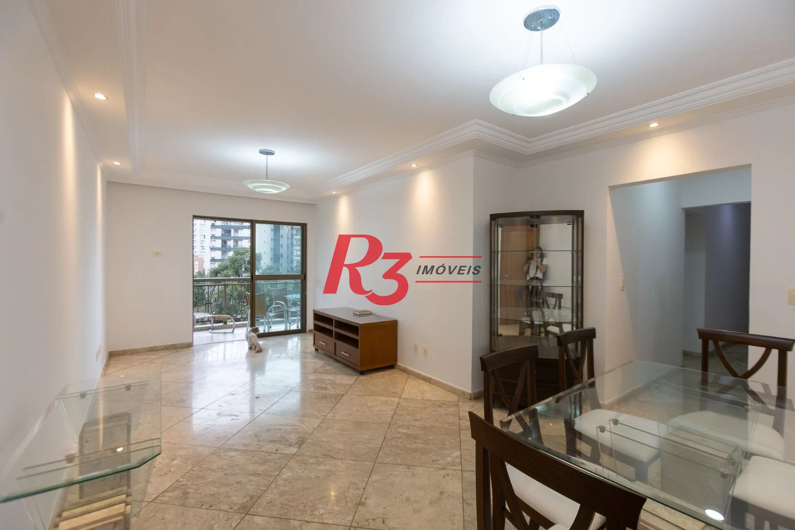 Apartamento com 3 dormitórios para alugar, 143 m² por R$ 6.845,67/mês - Ponta da Praia - Santos/SP