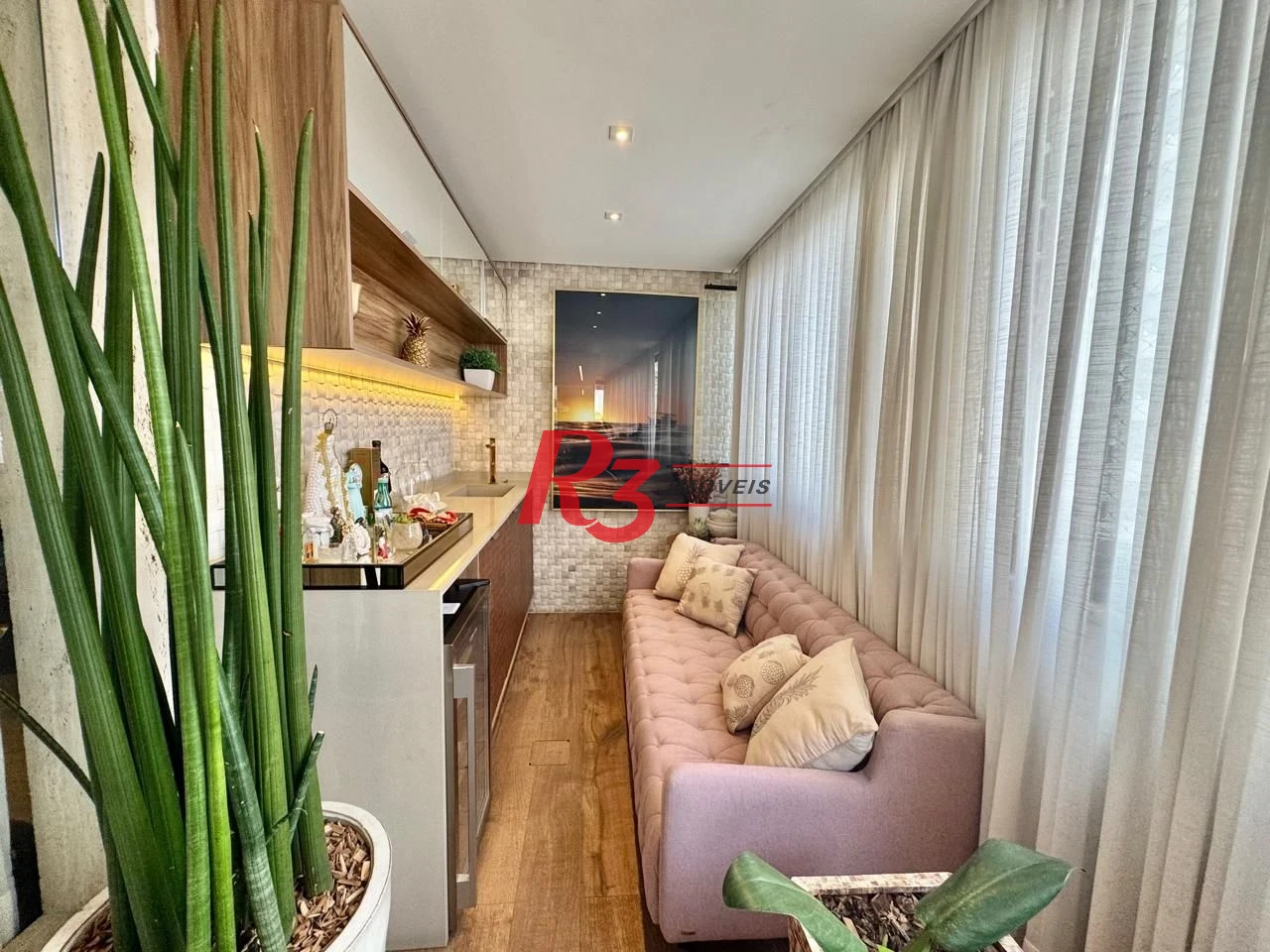 Apartamento Garden com 3 dormitórios à venda, 401 m² por R$ 4.500.000,00 - Vila Rica - Santos/SP