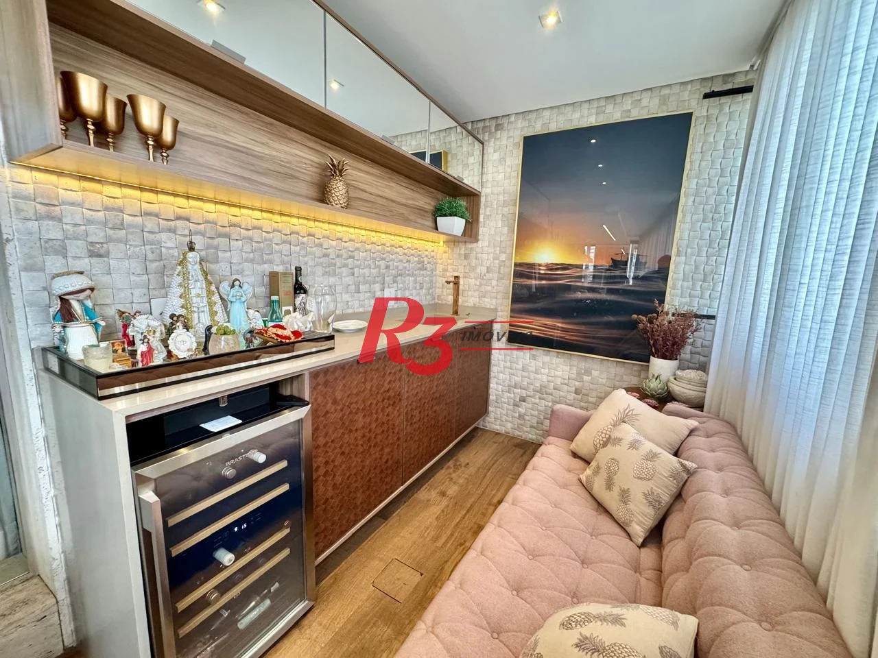 Apartamento Garden com 3 dormitórios à venda, 401 m² por R$ 4.500.000,00 - Vila Rica - Santos/SP