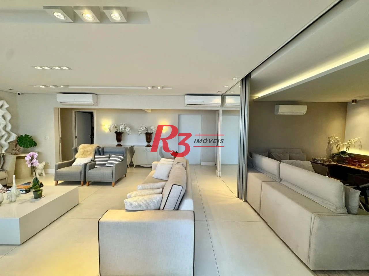 Apartamento Garden com 3 dormitórios à venda, 401 m² por R$ 4.500.000,00 - Vila Rica - Santos/SP